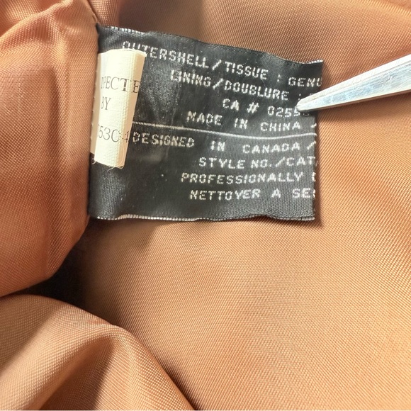 Danier Leather Suede Tan Brown Pants Size 8 Straight Leg Western - Picture 13 of 16